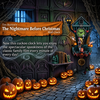 The Nightmare Before Christmas Cuckoo Clock - New 2026