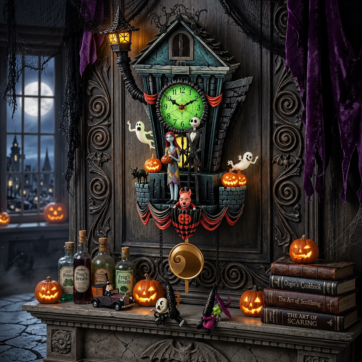 The Nightmare Before Christmas Cuckoo Clock - New 2026