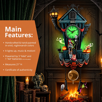 The Nightmare Before Christmas Cuckoo Clock - New 2026