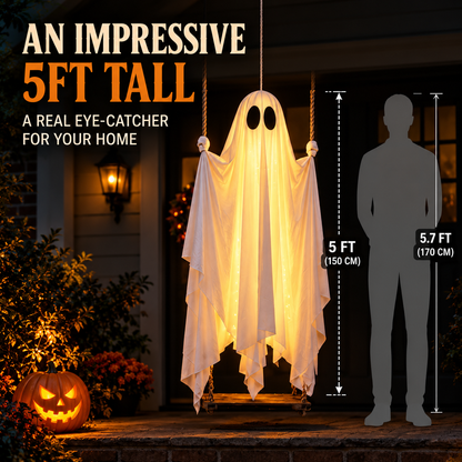 The Swinging Spirit — Halloween Outdoor Decoration 2026