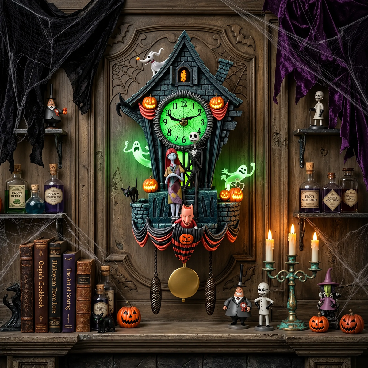 The Nightmare Before Christmas Cuckoo Clock - New 2026