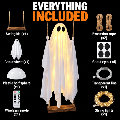 The Swinging Spirit — Halloween Outdoor Decoration 2026